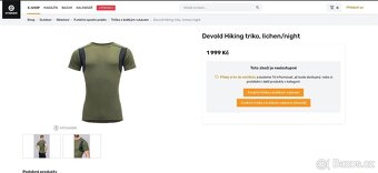 Nové merino tričko Devold Hiking Merino T-Shirt - 7