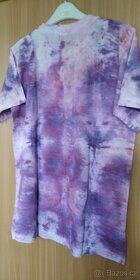 Tričko-Adidas, batikované, s motýlem, s nápisem - 7