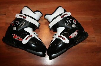 lyže dynamic 110 cm , lyžaky Salomon - 7