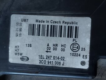 přední světla na VW Passat B6 - 7