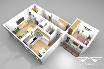 Prodej bytu 2+1, 54 m2 - Kutná Hora - Šipší, ev.č. 619A - 7
