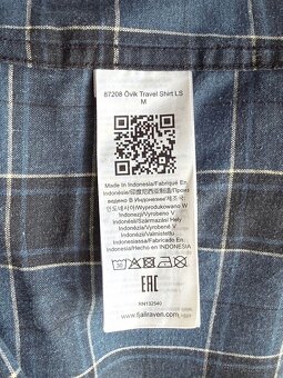 Nová outdoorová košile Fjallraven Ovik Travel Shirt LS - 7