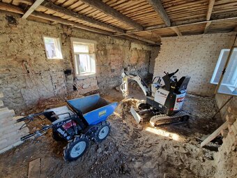 Zemní práce minibagr Bobcat E10 - 7