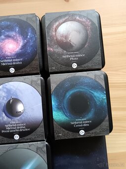 Stříbrné 1oz mince Mléčná Dráha plus kniha od ČM vše 100 - 7