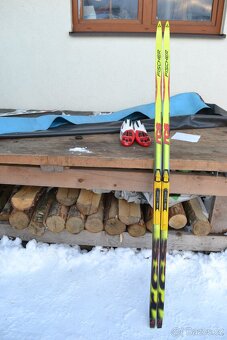 běžky Fisher RS 195 cm boty SNS Adidas EU 42 vč holí - 7