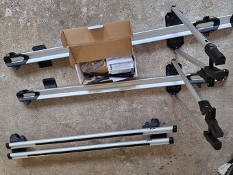 Střešní příčníky + 2× nosič kol HAKR – možnost komplet nebo - 7