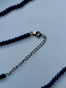 Souprava Lapis lazuli přírodní,kámen přátelství - 7