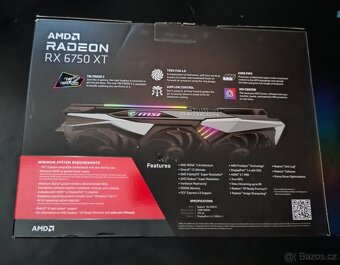 MSI Radeon RX 6750 XT GAMING X TRIO 12G - 7