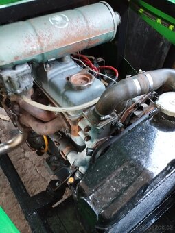 Traktor domací výroby motor škoda 1202 - 7