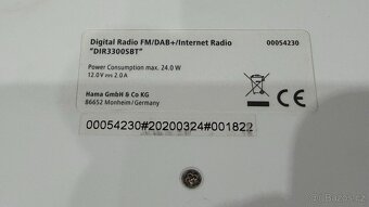 Hama internetové DAB radio DIR3300SBT + reproboxy - 7