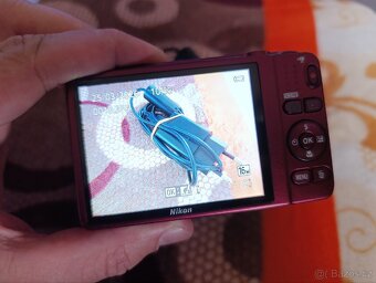Fotoaparát Nikon Coolpix S6500 Red - 7