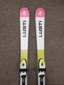 Dětské sjezdové lyže Lusti 140 cm + boty Lange Race - 7
