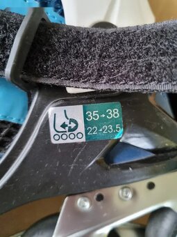 Kolečkové Brusle pro Oxelo nastavitelné vel. 35-38 - 7