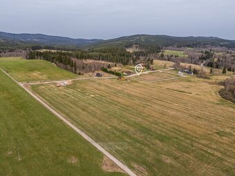 Stavební pozemek 1202 m2, Nová Pec - 7