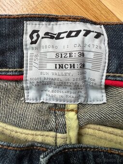 Moto jeansy dámské Scott vel. 38 + chrániče - 7