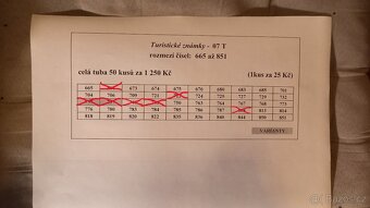 Turistické známky č. 1 - 2635 AKTUALIZACE 31.3.25 - 7