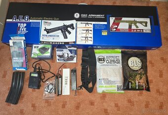 Airsoftová zbraň GC16 Predator, celokov,G&G - 7