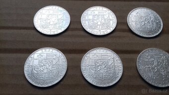 Stříbrné ČSR koruny 50x 10 Kčs a 8x 20 Kčs Ag 700/1000 - 7