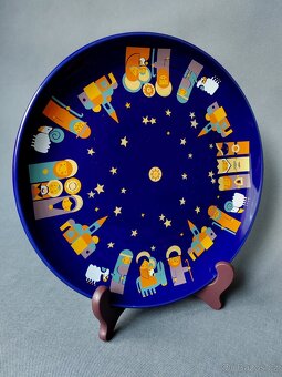 Nádherný porcelánový dekorační talíř od Sodahl "Bethlehem" - 7