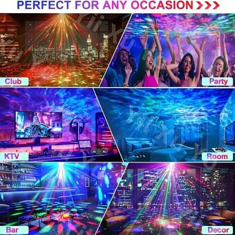 Prodám nové párty světlo -laser +ball Pouze rozbaleno - 7