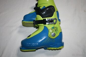 detské lyže Elan X max 90 cm , lyžaky Dalbello - 7