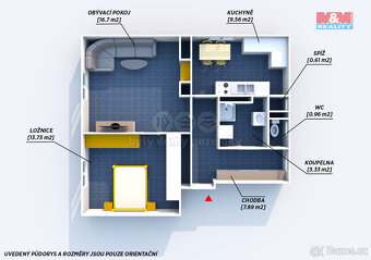 Prodej bytu 2+1, 53 m², Rokycany, ul. Mládežníků - 7