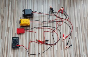 Startovací kabely,pro Aku Makita/DeWALT/Milwauk/BOSCH - 7