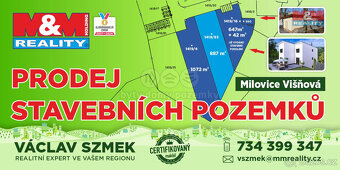 Prodej pozemku k bydlení, 887 m², Milovice, ul. Višňová - 7