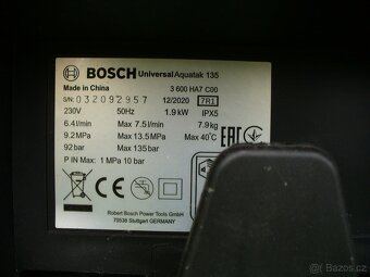 vysokotlaký čistič BOSCH UniversalAquatak 135 - 7