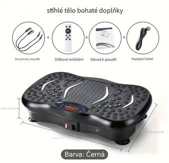 Vibroshaper masážní pomůcka uvolnění svalů a vytvarování těl - 7