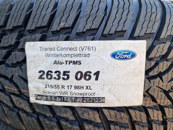 5x112 r17 kola disky ford transit connect alu 215 55 17 rafk - 7