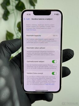 iPhone 13 mini 256GB bílý - 100% baterie - 7