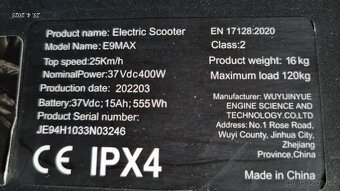 Elektrická koloběžka  SENCOR - 7