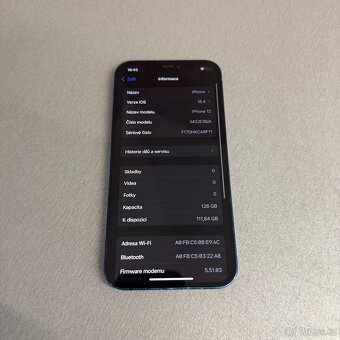iPhone 12 128GB modrý, pěkný stav, 12 měsíců záruka - 7
