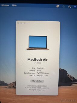 Macbook Air M1 2020, 8GB/256 (rose gold) - 7