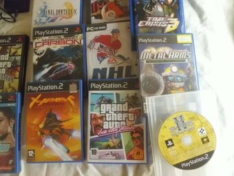 Herní Konzole SONY Playstation 2 - plus 14 originál Her - 7