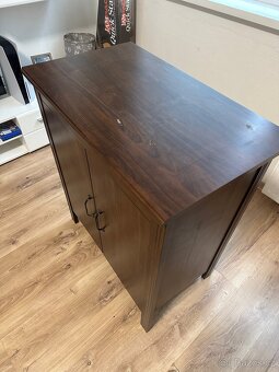 Skříňka- tmavý ořech - 7