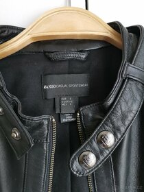 Kožená dámská bunda zn. MANGO - 7