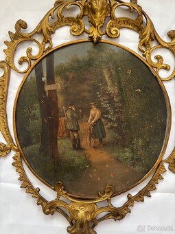 Secesní set obrazů s příběhem - 7