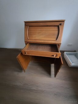 Retro komoda/sekretář s výklopem - 7