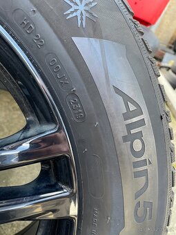 Zánovní Alu kola 5x112 včetně zimních pneu 215/65 R17 - 7