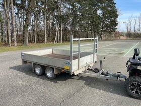 ✅Bržděný masivní přívěs 2000 kg, 190x295 cm, nová STK - 7