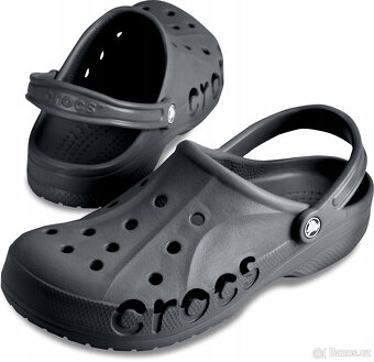 Pánské nazouváky Crocs Baya, černé - 7