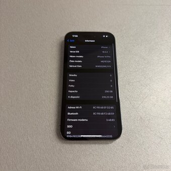 iPhone 14 Pro 256GB deep purple, jako nový, rok záruka - 7