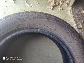 Prodej 2ks letní pneu Dunlop 185/60 r15 88H - 7
