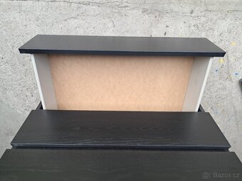 Ikea komoda Malm 4 zásuvky černá - 7