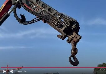 Lehká hydraulická ruka PALFINGER PK 5000 A, příd. sekce - 7