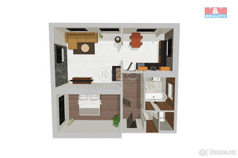 Prodej bytu 2+1, 66 m², Nový Bor, ul. Palackého náměstí - 7