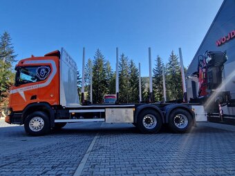 Lesovoz LESOVÚZ Scania V8 R580 do drewna lasu stos kłoda - 7