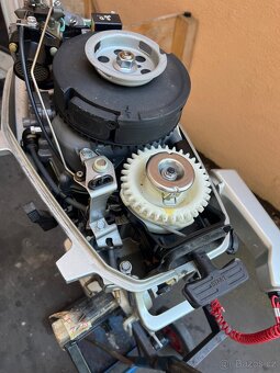 Lodni motor Honda BF 5hp 4t dlouha noha, dobijeni 12v - 7